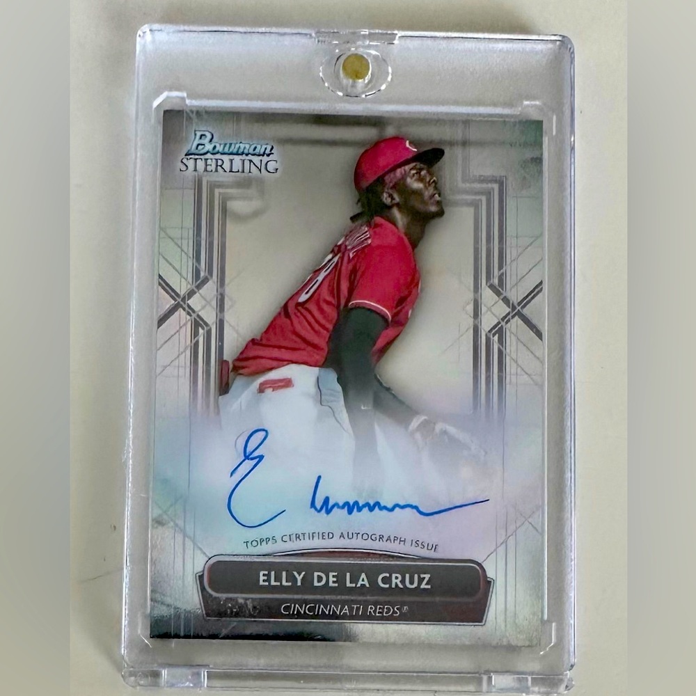2022 Bowman Sterling baseball (Elly De La Cruz autograph)